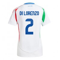 Fotballdrakt Dame Italia Giovanni Di Lorenzo #2 Bortedrakt EM 2024 Kortermet